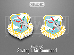 Kitsworld SAV Sticker - USAAF - Strategic Air Command 